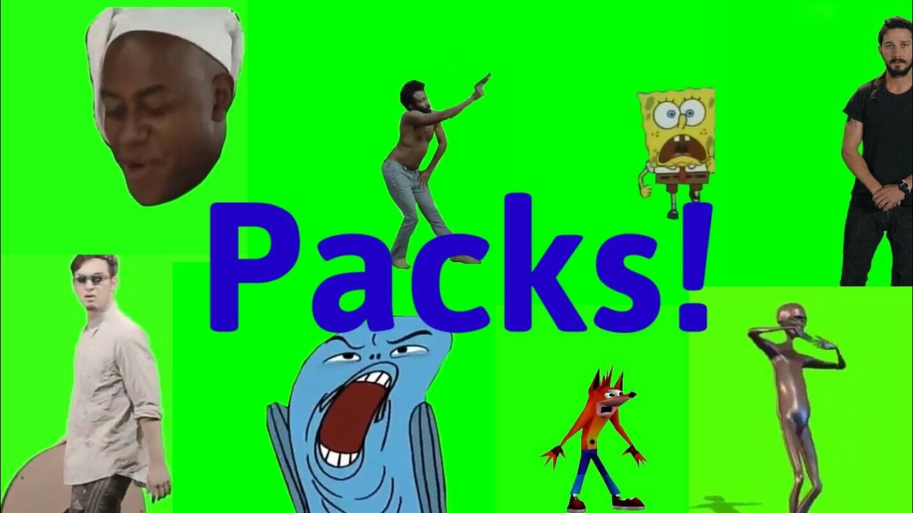 Green Screen Memes Pack for Editing Free Download! - YouTube