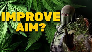 Can weed improve aim performance?