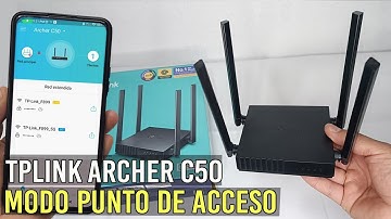Cómo CONFIGURAR Router Tplink Archer C50 en Modo PUNTO DE ACCESO/Paso a Paso.