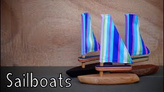 How To Make Wooden Toy Sailboats - Toys For Charity