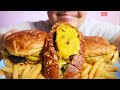 ASMR GOOD DADDY BURGER REAL MUKBANG 먹방 | Just One More #BITESERIES