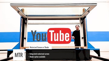 OPTVUE™ Motorized THRUVUE™ Pass Through Awning Window | Single Swing