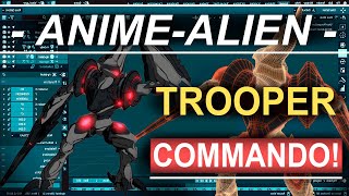 3D Anime-Style:  Alien - TROOPER-Commando(Available!!)