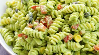 Avocado Cilantro Pasta Salad