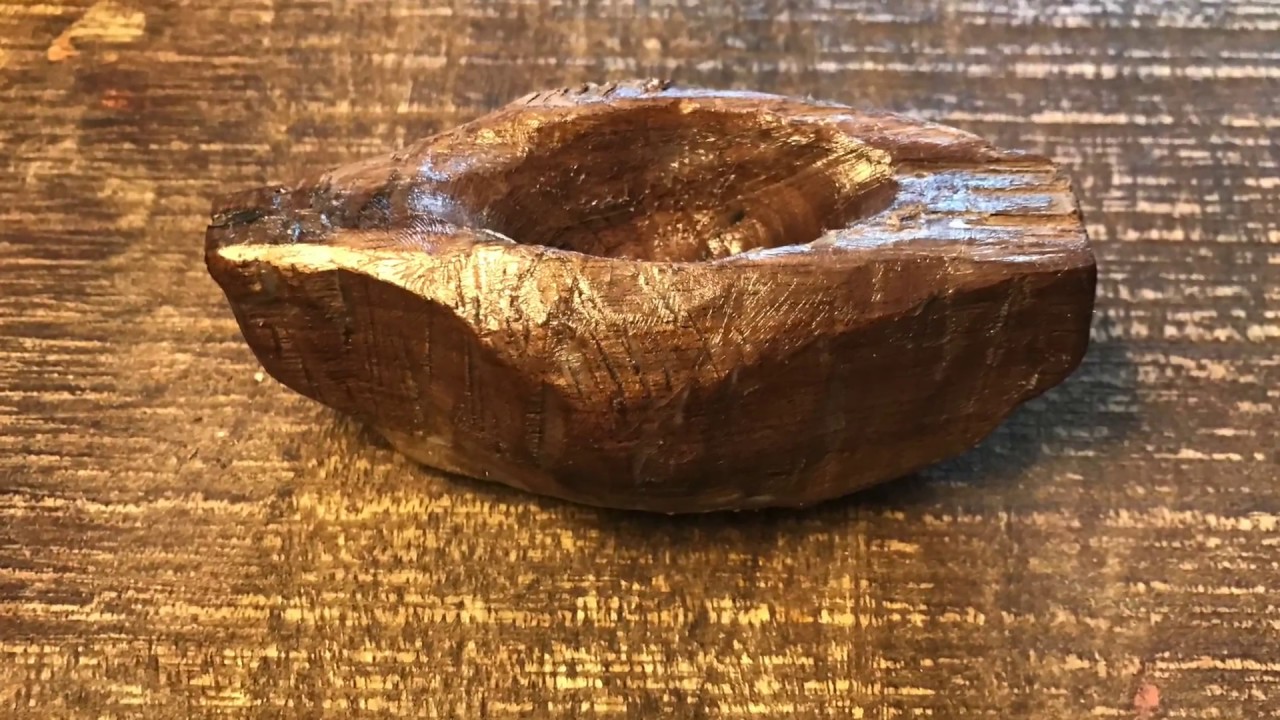  Carving A Walnut Wood Bowl YouTube