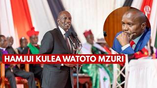 HAMJUI KULEA WATOTO!FEARLESS PRESIDENT RUTO LECTURED MT.KENYA PARENTS ALLOW CHILDREN PROTEST ONETERM