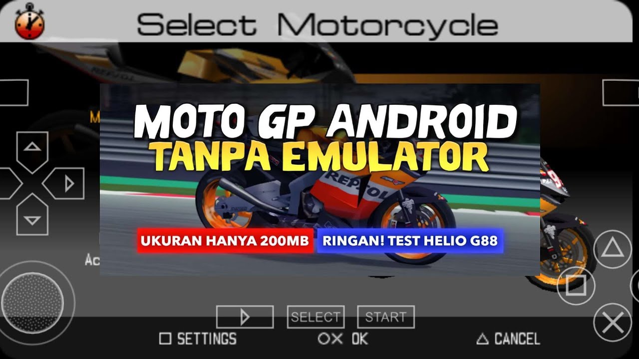 Game MotoGP Android - 200Mb Ringan - Tanpa Emulator PSP