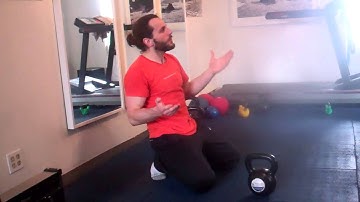 How to do a kettlebell push-up and row combo