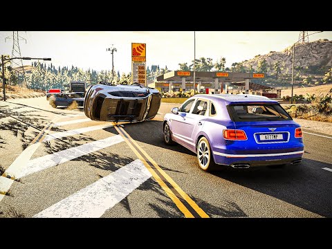 Realistic Car Crashes and Overtakes (01) | BeamNG Drive