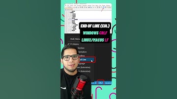 End Of Line #LFvsCRLF #EOL #programación #tecnología #LF #CRLF #linefeed