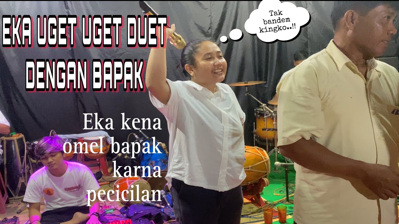 EKA UGET UGET KENA OMEL BAPAK SAAT MANGGUNG. LANGSUNG KENA MENTAL !!