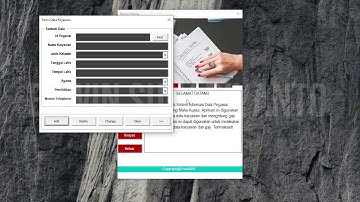 APLIKASI SEDERHANA DATA GAJI KARYAWAN DENGAN VBA EXCEL | EXCEL MACRO | EXCEL 2019