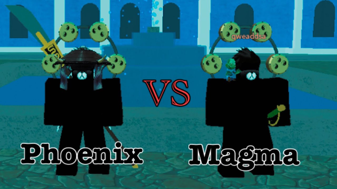 Phoenix Vs Magma Blox Piece Youtube - gravity vs phoenix phoenix needs a big nerf roblox blox