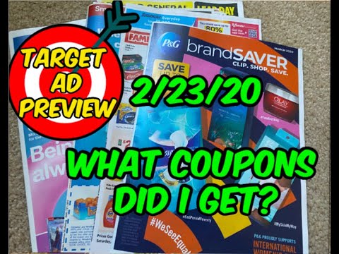 2/23/20 WHAT COUPONS DID I GET? | 🎯 AD PREVIEW