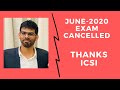 Important Announcement: ICSI Cancel June-2020 Exam