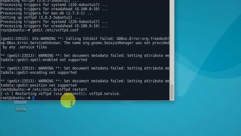 Como instalar y configurar ftp y filezilla desde Xubuntu 16.04
