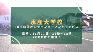 中四国オンラインオープンキャンパス　水産大学校PR動画