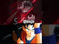 Goku #vs tanjiro(dk) #anime #dragonball #demonslayer