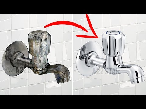 Clean Bathroom Taps | How to do Home Easy tap Cleaning routine Tips and