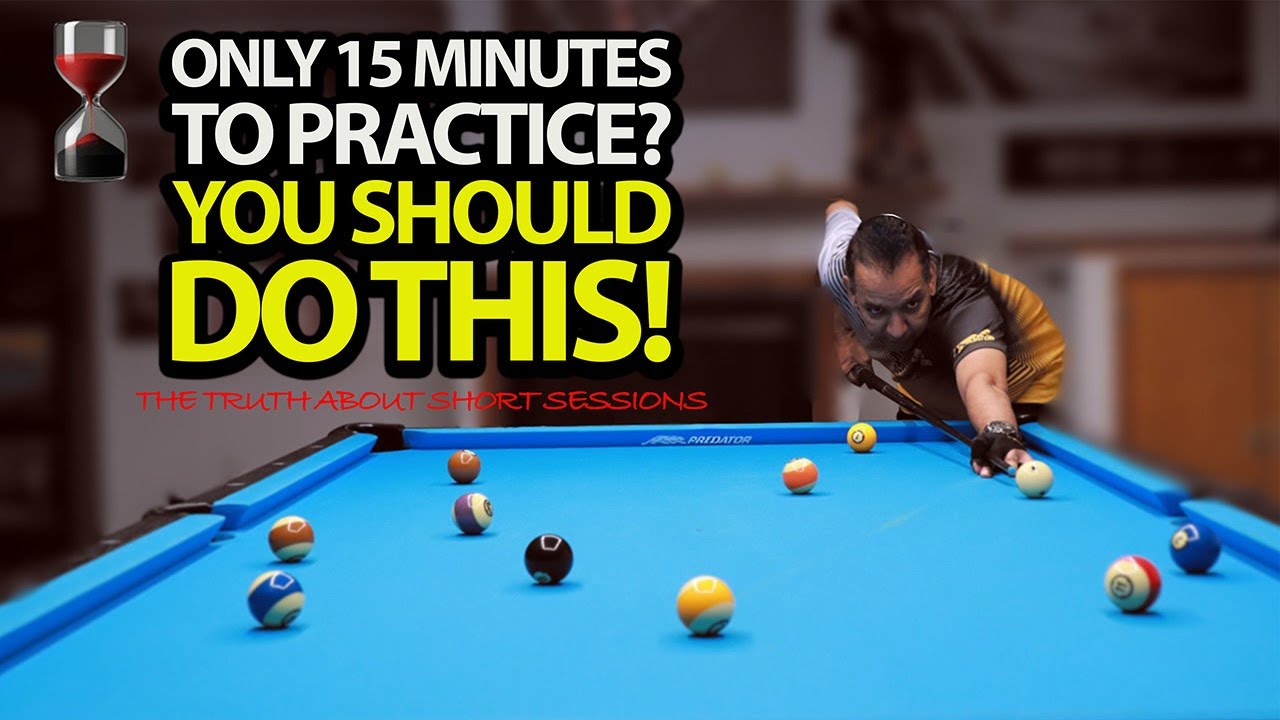 How to Practice When Time is Limited ~ (Free Pool Lessons)