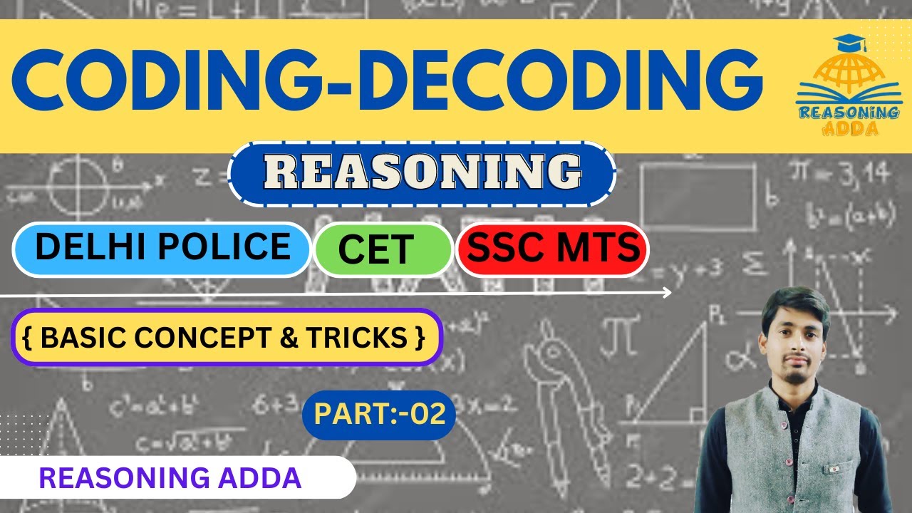 Coding Decoding Basic Concept and Reasoning Tricks || Part-02 Delhi ...