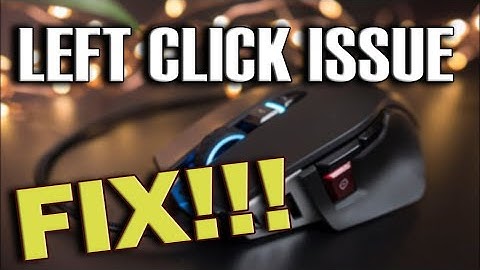 M65 RGB Elite Mouse not registering  left clicks SOLVED | Fix Works with any mouse