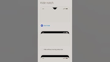 Redmi note 10 hide notch feature enable! #Redmi #Shorts #Viral