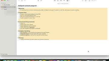 PySpark sample program read Oracle table/Write CSV #pyspark #python #oracle #trending
