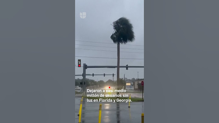 #Idalia deja al menos dos muertos y daños en #florida