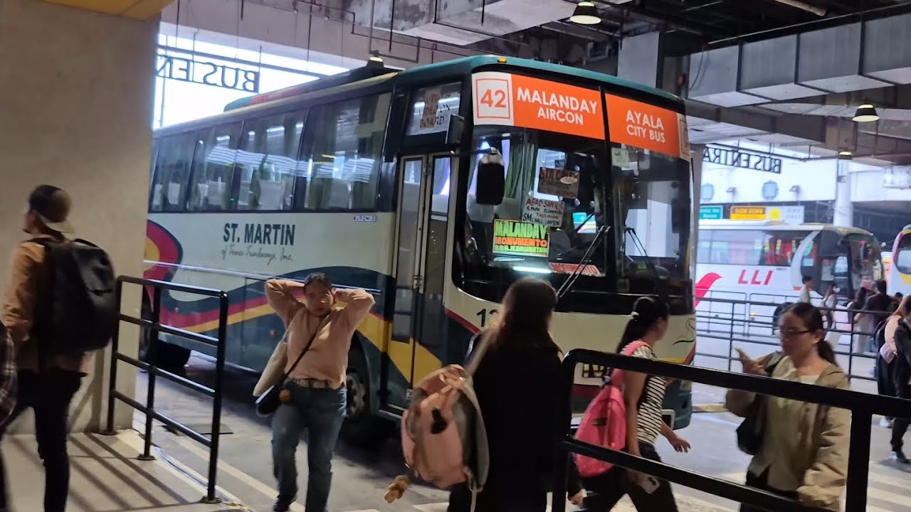 4K | 60 FPS | NOW SERVING ONE AYALA VIA GIL PUYAT AVENUE | QUICK BUS RIDE | ST. MARTIN OF TOURS 1335