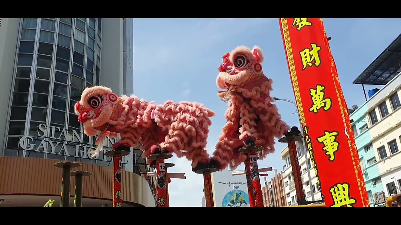 OCBC bankLion Dance performace