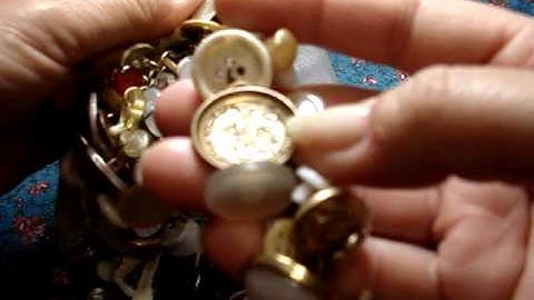 Button Chunky charm for Anna