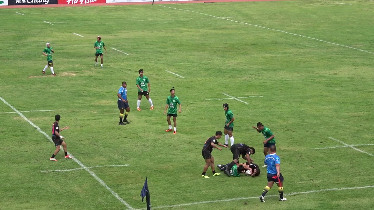 Thailand Rugby7 2019 รอบสอง  อุดมศึกษา ม เกษตรศาสตร์ Vs จุฬาลงกรณ์
