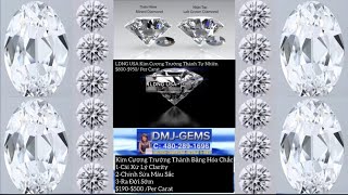 DMJ-GEMS Oval Old Miner cut 2.10CT $2,800 Kim Cương Nhân Tạo Tự Nhiên Lab Grown Diamond 11/27/4W11AM