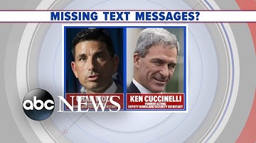 Jan. 6 texts reportedly missing from top Trump officials at DHS l GMA