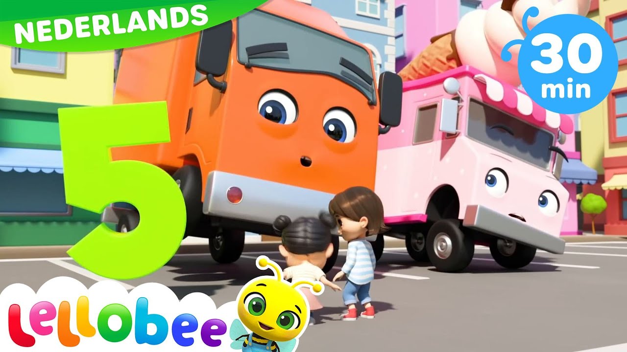 De Wielen van de Bus | Lellobee Nederlands | Kinderliedjes Compilatie