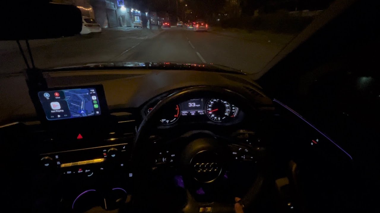 Night Drive Home After Dropping My Friend Off | UK POV