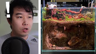 they made a CAVE system in their Fish Tank | Fish Tank Review 240