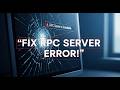 How to Fix The RPC Server Unavailable Error on Windows 11
