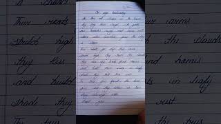 best neat cursive handwriting ever #cursive #handwriting #art #cursivehandwriting 😊