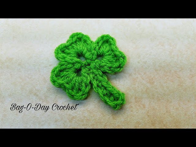 Four Leaf Clover Shamrock – Free Crochet Pattern from B.hooked – Goddess  Crochet