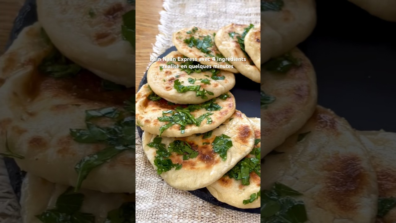 Pain Naan express avec quelques ingrdients vous le ralisez en quelques minutes pain  vegan