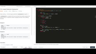 Leetcode 516. Longest Palindromic Subsequence