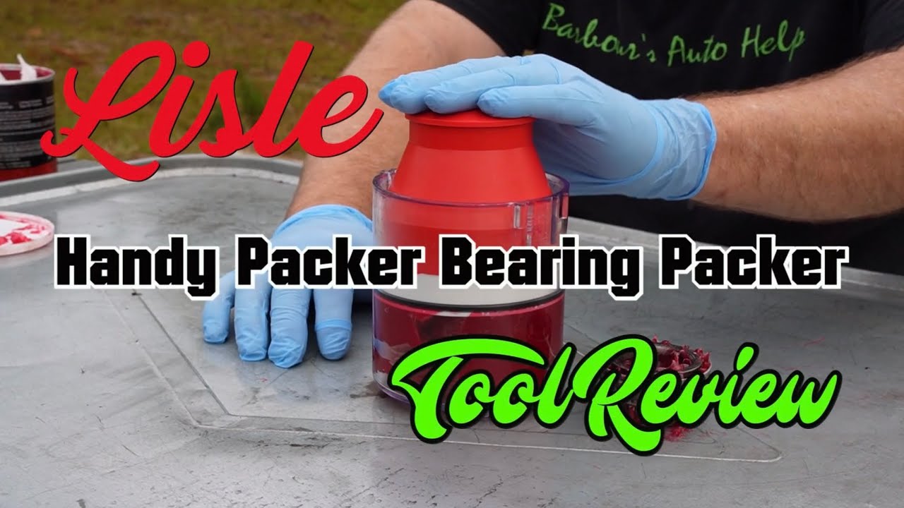 Lisle 34550 Handy Packer Bearing Packer Tool Review - YouTube
