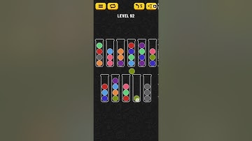 Ball Sort Puzzle Level 92 WalkThrough Solution Gameplay