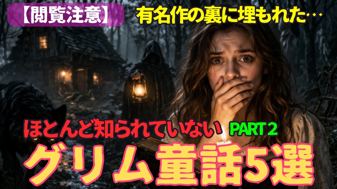なぜ語られない?グリム童話には“まだ大量の物語”がが存在するPart2【怖い話】【教訓】【リメイク】【総集編】