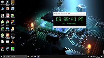 Digital clock by java netbeans.