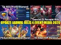 UPDATE EVENT PROMO DIAMOND RILIS, EXORCIST PART 3, PILIHAN COLLECTOR MARET, TOKEN KOF RONDE 2 MLBB
