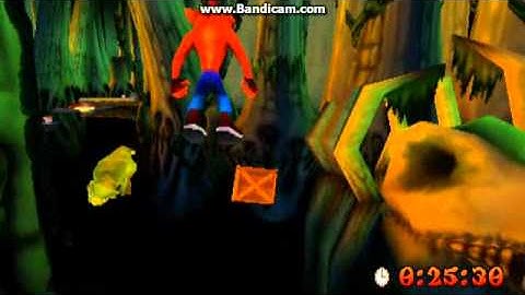 Crash Bandicoot 3: Warped - New Best Time - Level 11 Dino Might!