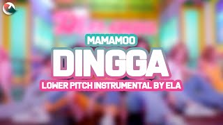 LOWER PITCH INSTRUMENTAL | MAMAMOO - Dingga